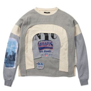 Arched Collage Crewneck Sweater