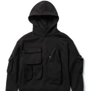 Multi Pocket Hooded Sweatshirt