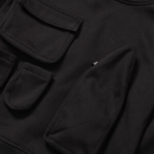 Multi Pocket Hooded Sweatshirt