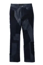 WDW FRAGMENTED LEATHER TROUSER