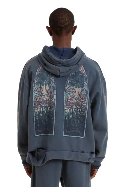 FADED HOODED PULLOVER Back
