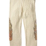 FLAME GLASS CABLE KNIT LOUNGE PANTS