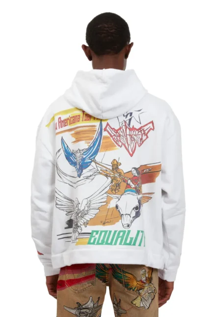 LIBERTY HOODED PULLOVER Back