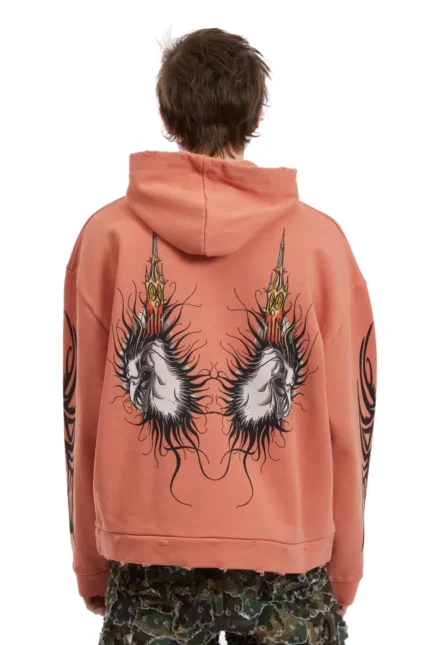 NEFARIOUS WINGED HOODED PULLOVER Back