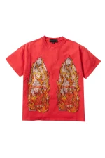 RHINESTONE FLAME GLASS JERSEY RHINESTONE FLAME GLASS JERSEY