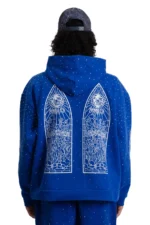 RHINESTONE HOODED PULLOVER Back