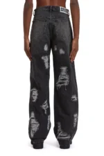 SIDE PATCH RELAXATION DENIM Back