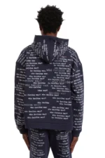 WDW SCRIPTURE HOODED PULLOVER Back