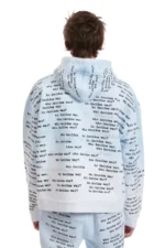 WDW SCRIPTURE ZIPPER HOODIE Back