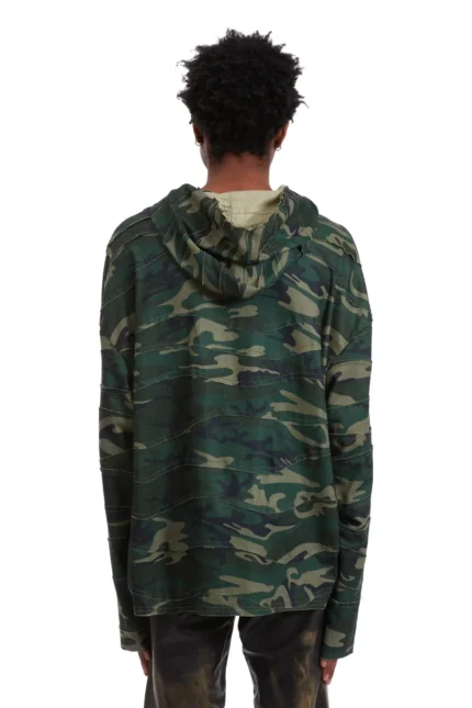 WINGED WAVELENGTH CAMO ZIP UP HOODIE Back
